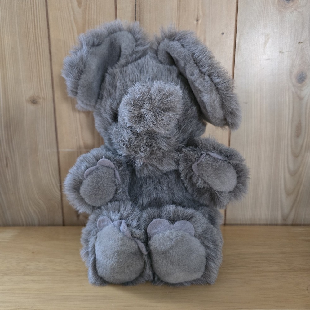 Brooklyn Doll Toy Co Gray Elephant Plush 10" Shaggy Floppy Ears Vintage
